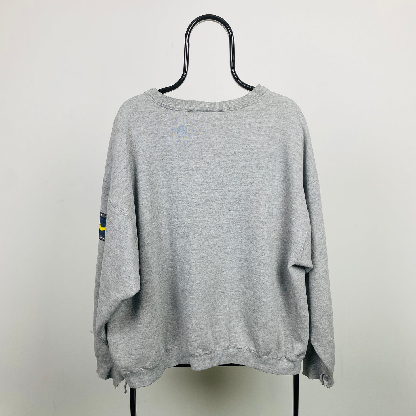 90s Nike Michigan Sweatshirt Grey Large