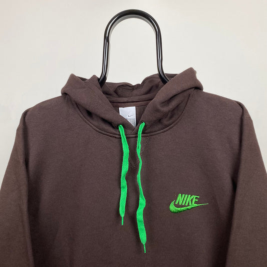 00s Nike Hoodie Brown XL