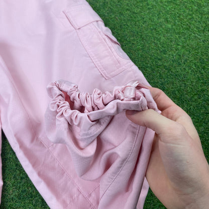 00s Nike Parachute Cargo Joggers Pink Small