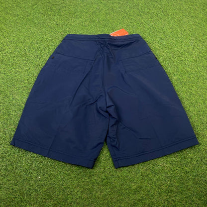 90s Nike Adjustable Shorts Blue XL