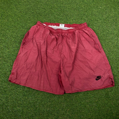 90s Nike Shorts Red Large
