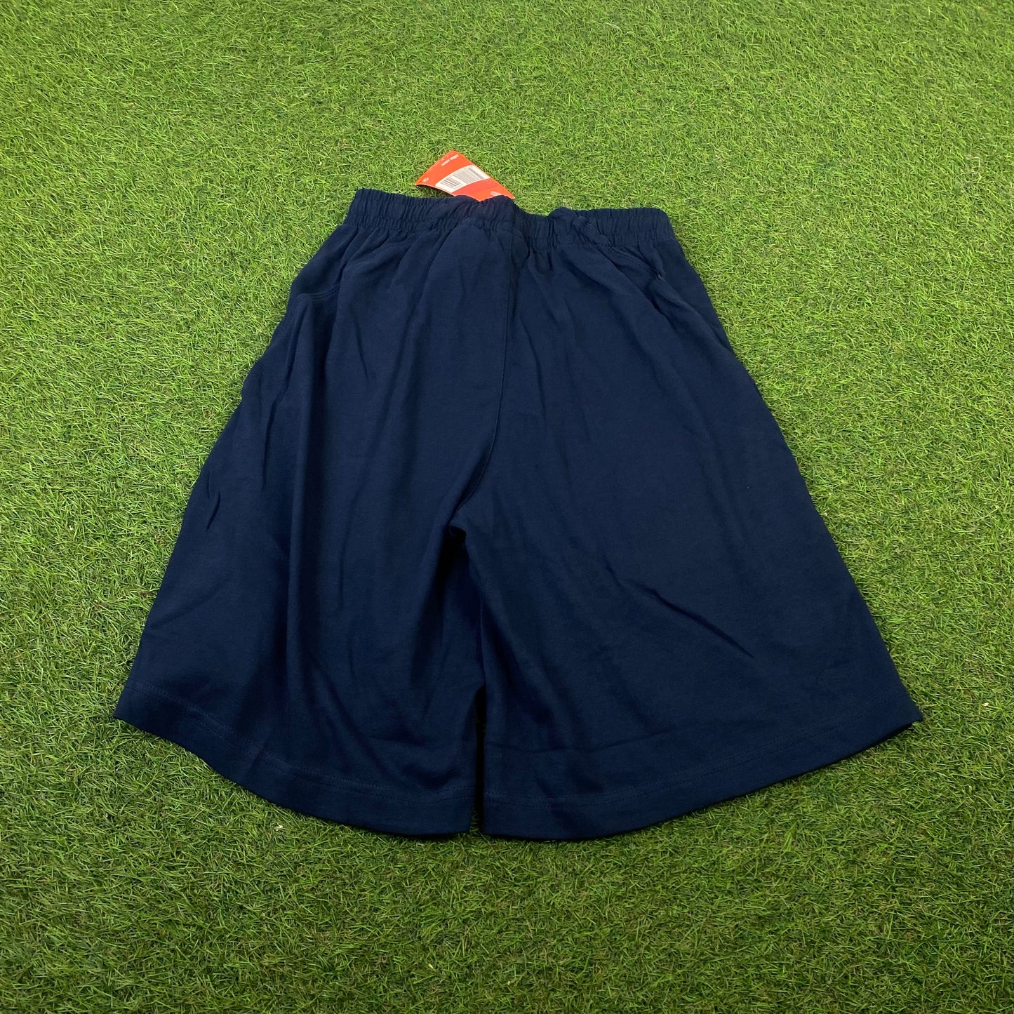 90s Nike Cotton Shorts Blue Small