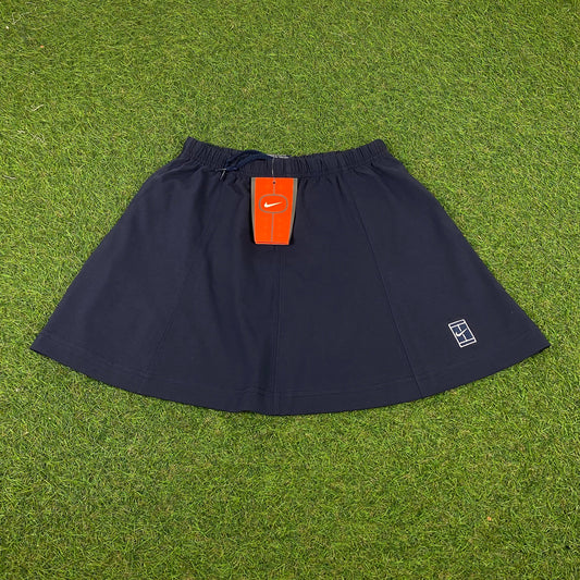 Vintage Nike Cotton Skirt Blue Small