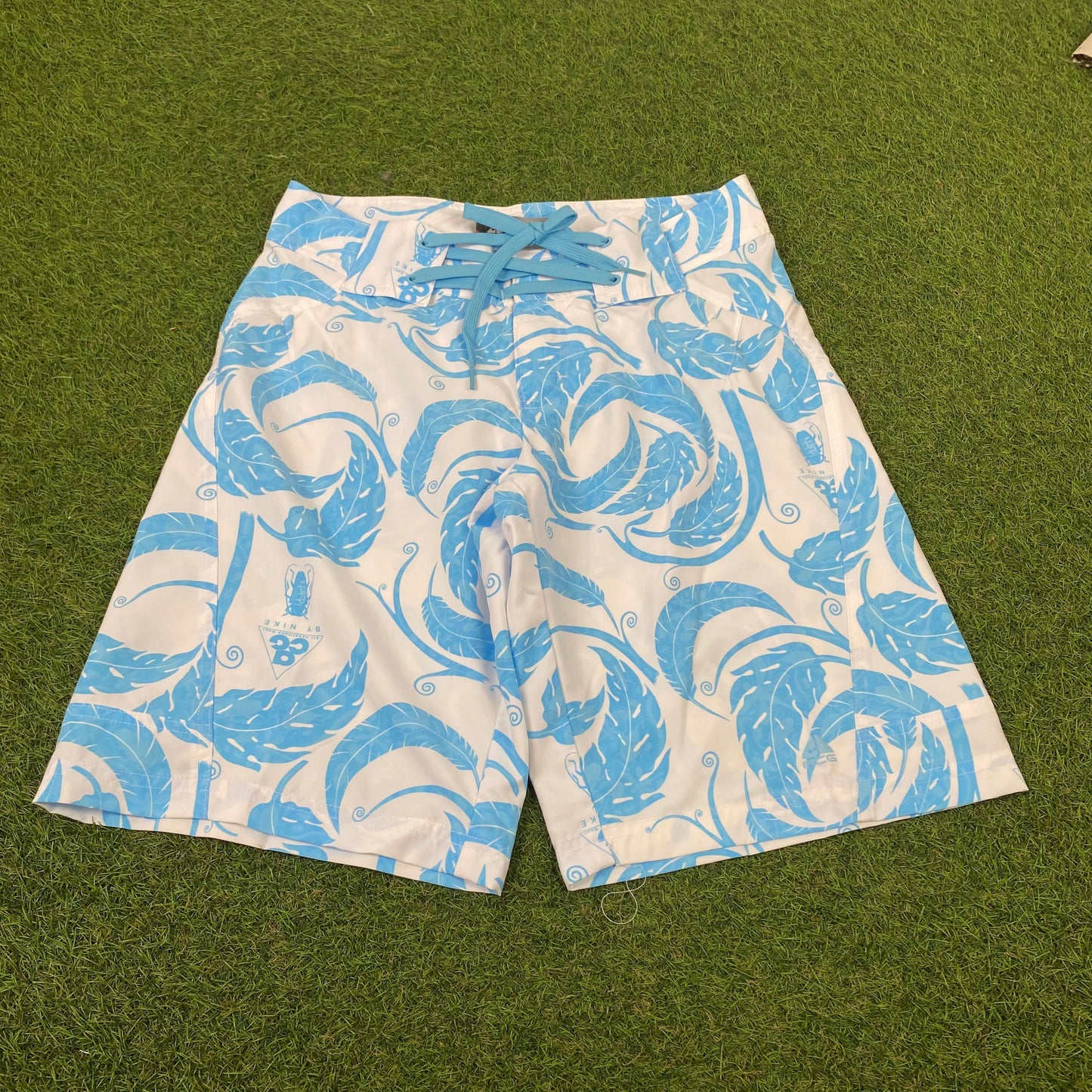 00s Nike ACG Beach Swim Shorts Baby Blue XS