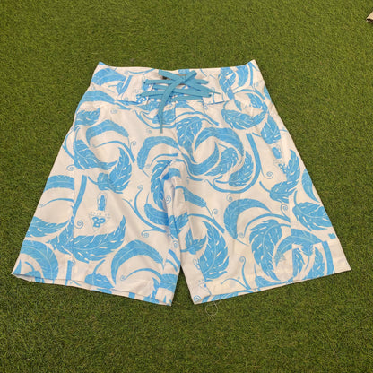 00s Nike ACG Beach Swim Shorts Baby Blue XS
