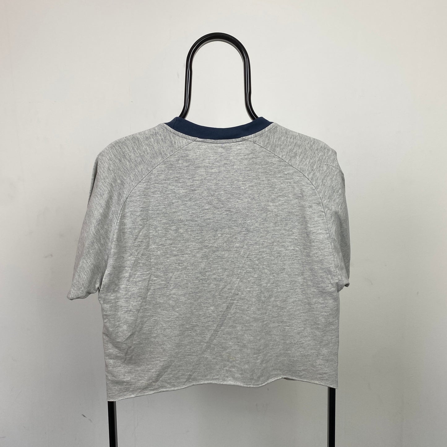 90s Nike Cropped T-Shirt Grey Small