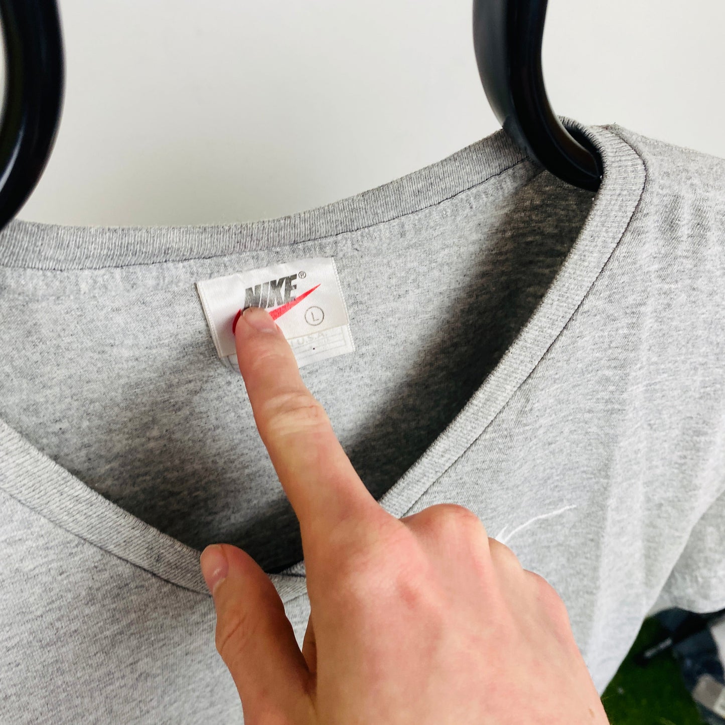 90s Nike T-Shirt Grey Large