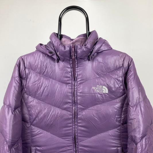 90s The North Face Puffer Jacket Purple XS