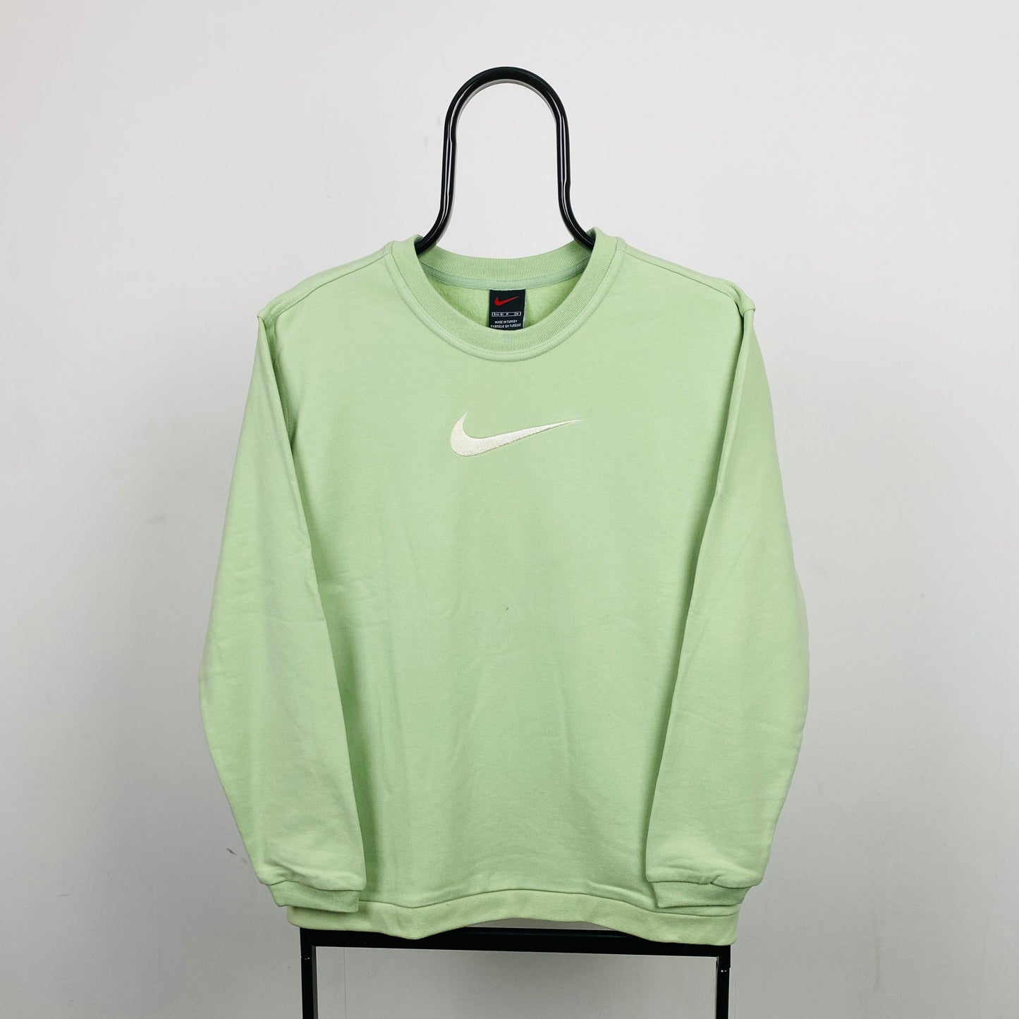 90s Nike Sweatshirt Sage Green Small
