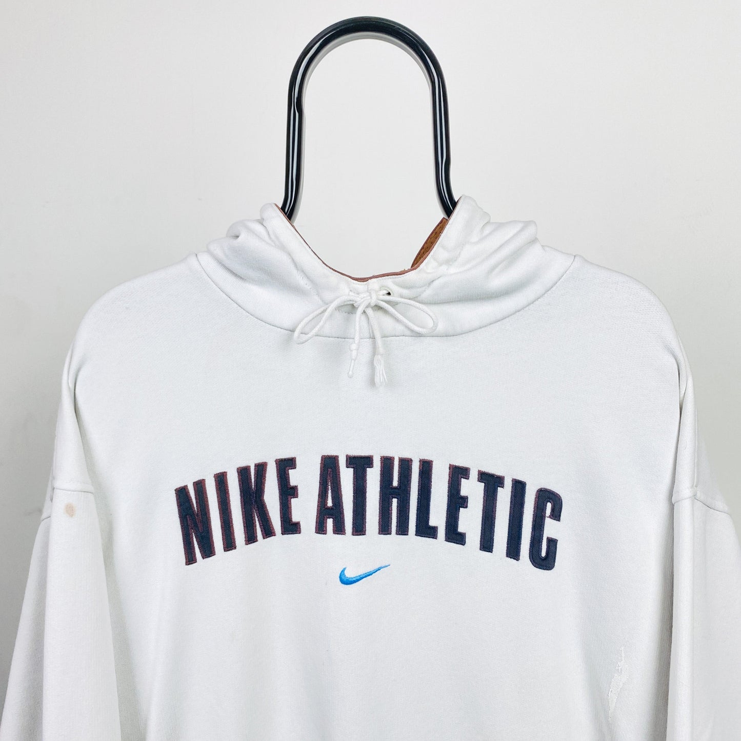 00s Nike Athletic Hoodie White XL
