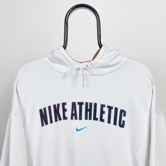 00s Nike Athletic Hoodie White XL