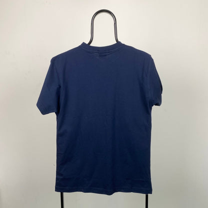 Vintage Nike Swoosh T-Shirt Blue Small