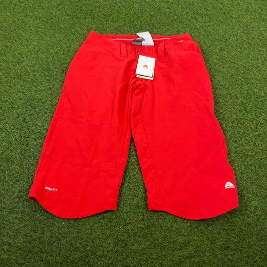 90s Nike ACG Cargo Shorts Red Large