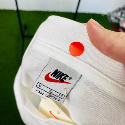 90s Nike Swoosh T-Shirt White XL